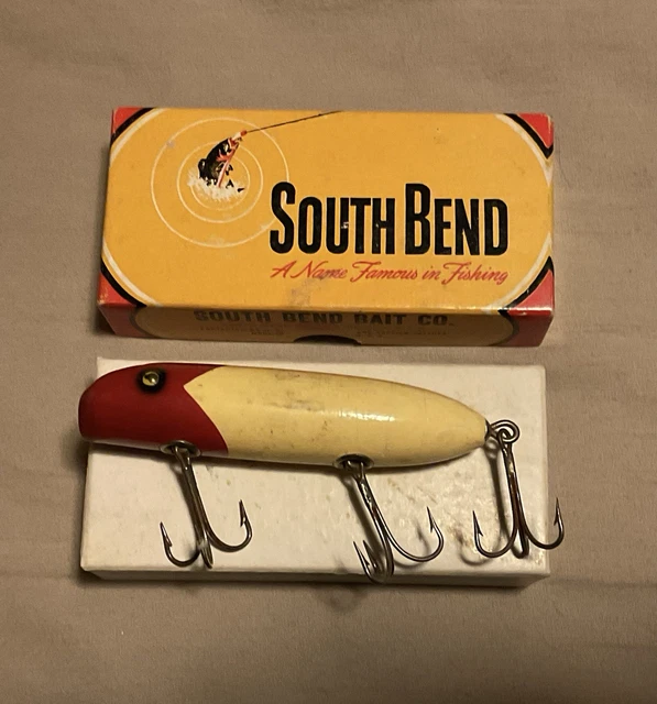antique south bend fishing lures metal lip SURF-ORENO Wood Lure #963 RW RED WHITE The Quigley Metal Lip from Stack Tackle is built tough with thru How to Identify Old Fishing