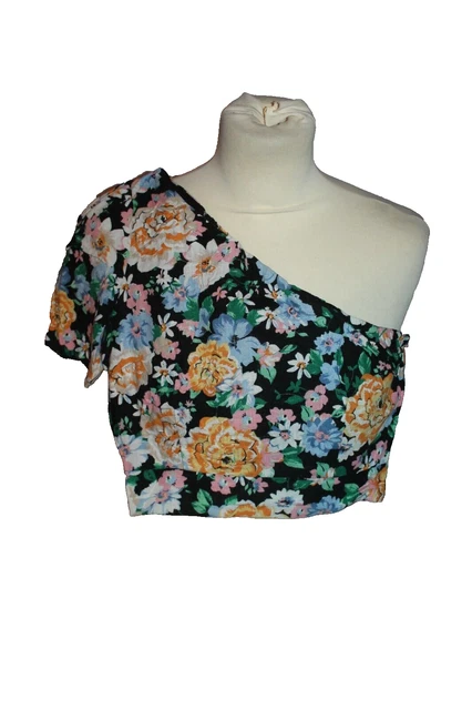 Crop Top Rouge H&M Avec Nœud Noué - Taille S (36), Occasion Très Bon état, Style Riverdale Cheryl