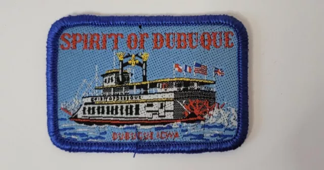 Vintage Spirit of Dubuque Dubuque Iowa Travel Related Patch