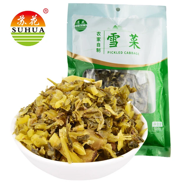 Sacchetto cavolo da neve 500 g sotto i sottaceti alimentari verdure sottaceto