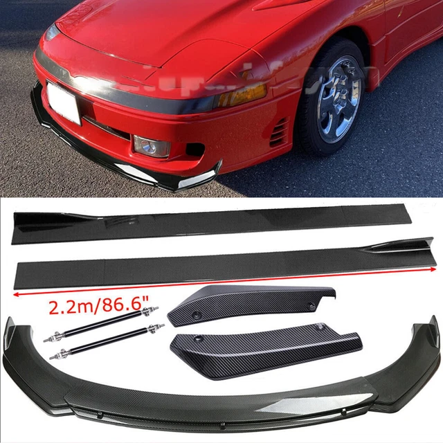 Carbon Fiber Front Bumper Lip /Side Skirt/ Strut Rods For Mitsubishi 3000GT