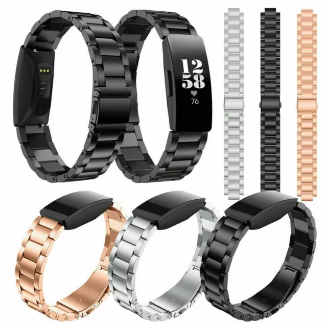 Ersatz Edelstahl Metall Armband für Fitbit Inspire 2