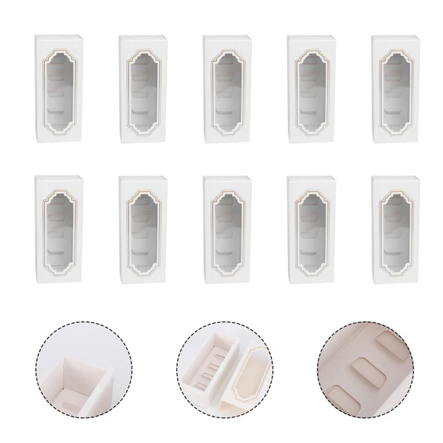 15 Pcs Dessert Pastry Boxes Macaron Box Cake Containers Cardboard