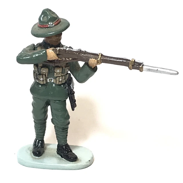 6 Soldats De Plomb CBG Mignot / Hachette - Infanterie Guerre 14-18 - Occasion