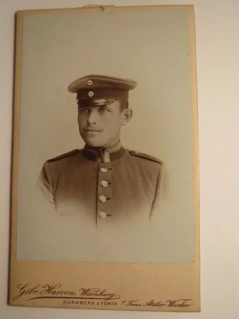 Würzburg Nürnberg Fürth - Soldat in Uniform - Regiment Nr. 9 / CDV