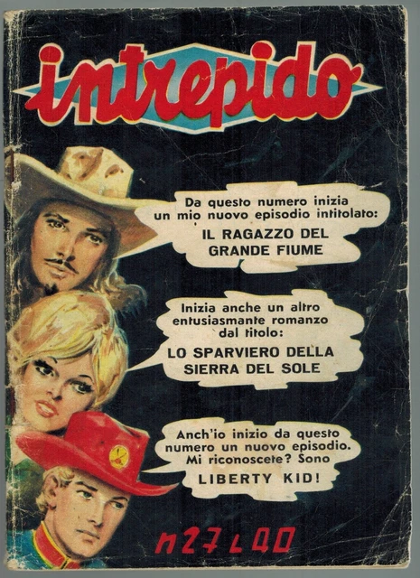 Texto Intrepido INTREPIDO 1961 NO. 27 Roland Eagle Bufalo Bill EUR 4,00 - PicClick IT