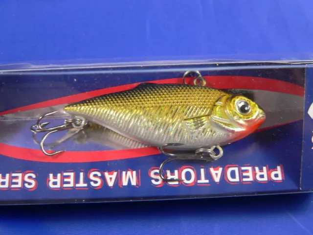 Minnow Hiper catch predator Real Bass Oro cm 6 gr 8 black bass, persico reale