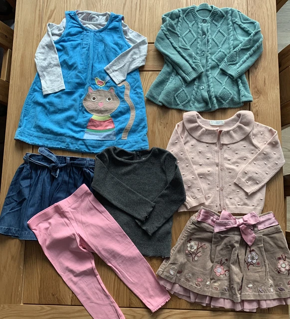 Pacchetto abbigliamento bambine Frugi, Next, F&F, Primark età 18-24 mesi