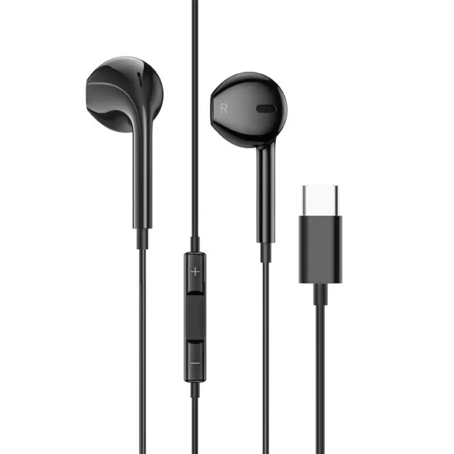 Écouteurs intra-auriculaires Kit Piéton USB Type C -Noir Ou Blanc