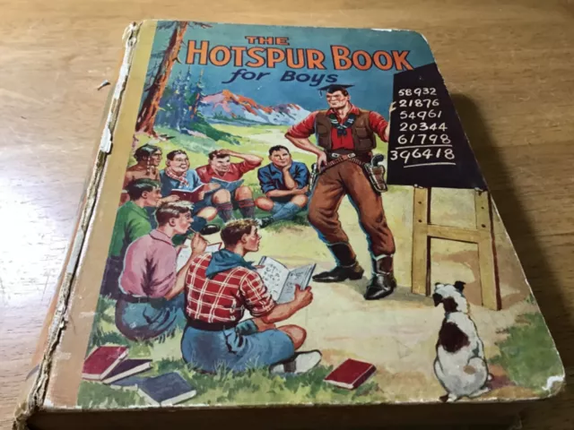 vintage boys comic annual 1930-40s 'The Hotspur Book' for boys