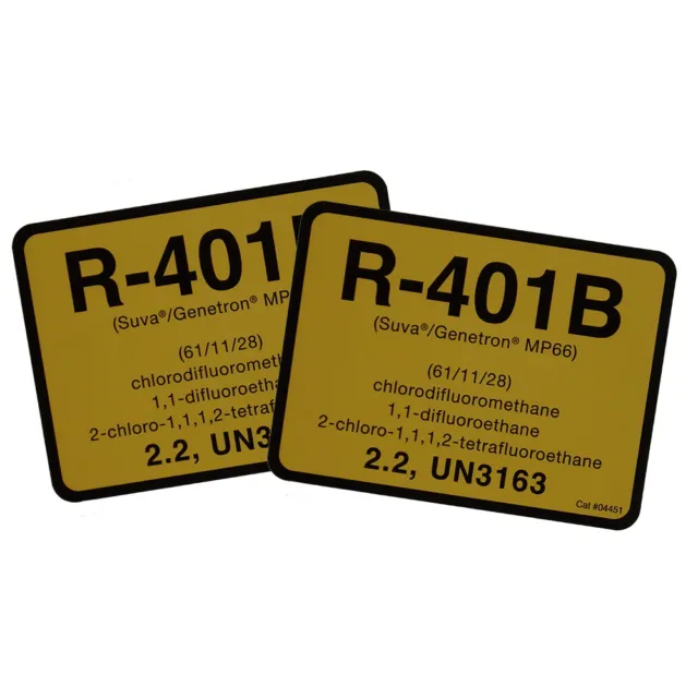 R-401B / R401B  Label # 04451 , Pack of (2)