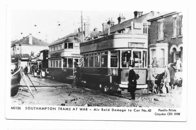 Pamlin Prints Single Postcards Trams Trains Buses Stations Railways PC5-A