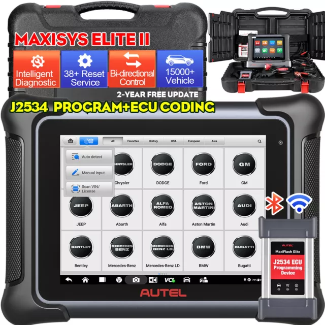 Autel MaxiSys Elite II Diagnostic Scanner ECU Programming &Coding All System