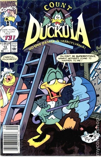 Count Duckula #13 FN 1990 Stock Image