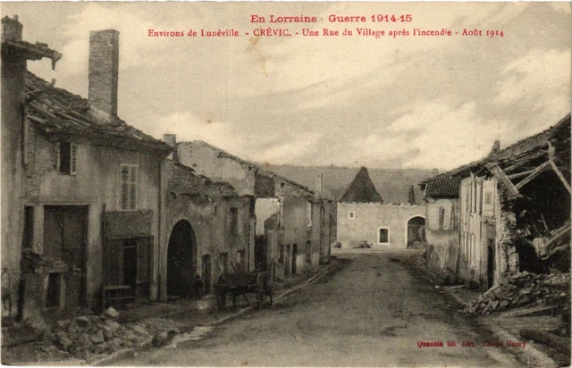 MILITARY CPA in Lorraine, surroundings of Luneville-Crévic-Une Rue (316391)