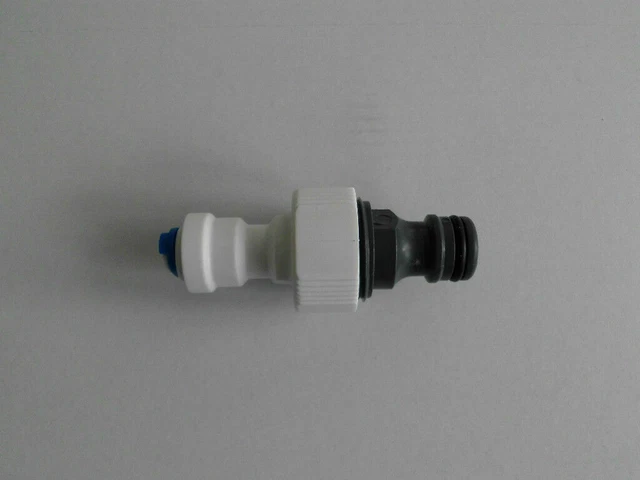 1/4" Umkehrosmose Rohr auf Stecker Schlauchschloss Gartenschlauch Rohrbeschlag