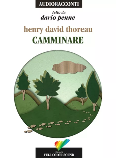 Audiolibro audiobook cd MP3 CAMMINARE - Henry David Thoreau / usato