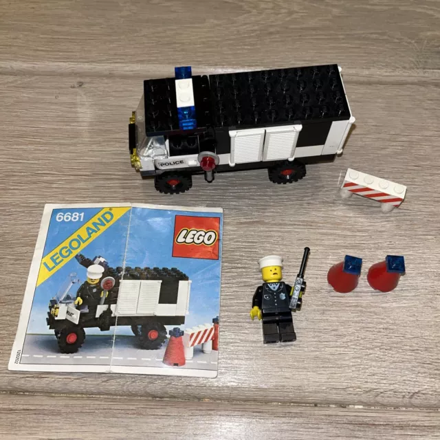 LEGO 6681 CONTROLLO RADAR - POLICE VAN - 1981 - Completo