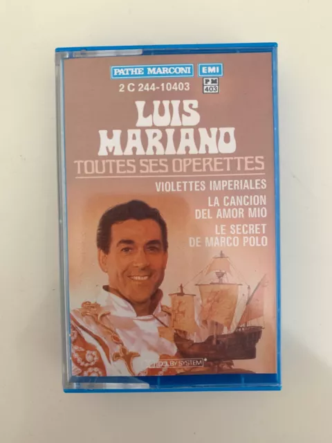 Luis Mariano toutes ses opérettes/ Cassette Audio-K7
