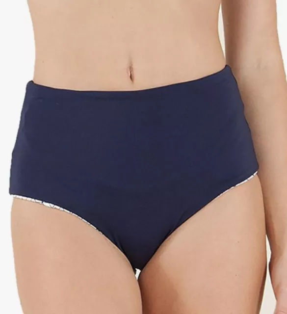 NWT Carve Designs Women's Standard Erin Reversible Bottom Navy/Paige Size XS