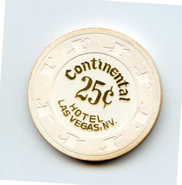 .25 Chip from the Continental Casino Las Vegas Nevada