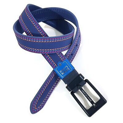 SOFT BLU Cintura uomo donna Stefano Corsini EVOLUTION BELT Anti Metal Detector 