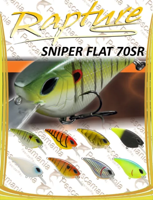 Artificiale spinning Rapture crankbait SNIPER FLAT 70SR 70mm/15.5g Floating