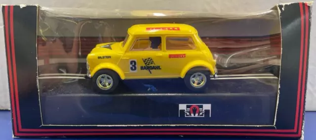 SCALEXTRIC 1/32 Rally Mini Cooper #3 Pirelli Yellow Hornby 1995 C417