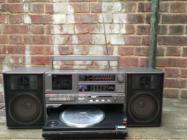 Vintage JVC DC-33L Ghetto Blaster Boombox Record Player Tape Radio Spares Repair