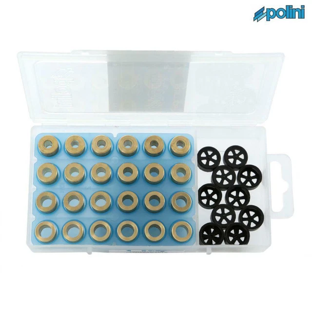 Rouleaux De Variateur Polini P242133 - Pour MBK 50 Stunt 2002 - Diamètre 3.0g - Neuf Italie
