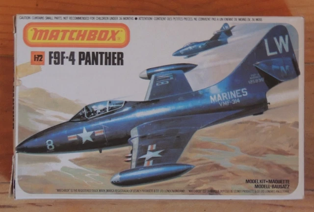 MAQUETTE GRUMMAN F9F 4 PANTHER 1/72ème MATCHBOX MAQUETTE GRUMMAN F9F 4 PANTHER 1/72ème MATCHBOX