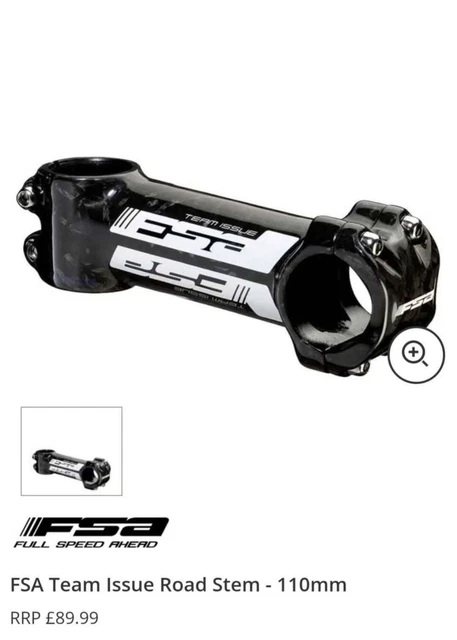 FSA TEAM ISSUE reparto corse 100mm ステム クランプ径31.8mm