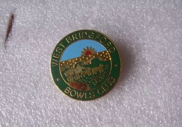 West Bridgford   Bowls   Club   Enamel Badge