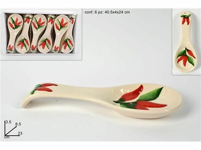 Colore: Rosso BARBACADO Poggiamestolo in Ceramica Tartan Scozzese Rosso poggia Utensili da Cucina Porta Cucchiaio Posa Cucchiaio 