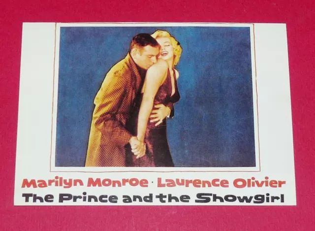 Cpa Cinema Carte Postale Marilyn Monroe Postcard The Prince & Showgirl Cp 859