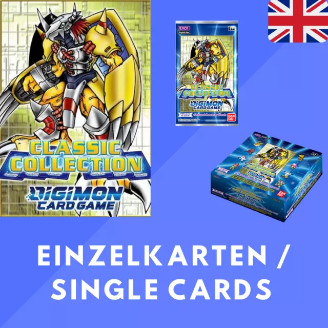 Digimon Card Game ✘ Classic Collection (EX01) ✘ Einzelkarten / Single Cards