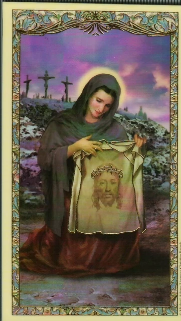 *PRAYER TO THE Holy Face"(Holy Card-Laminated) L24 £2.64