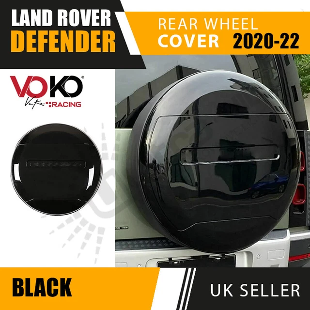 FOR LAND ROVER Defender 90 110 & 130 Spare Wheel Cover Gloss Black 202022 Uk £114.95 PicClick UK