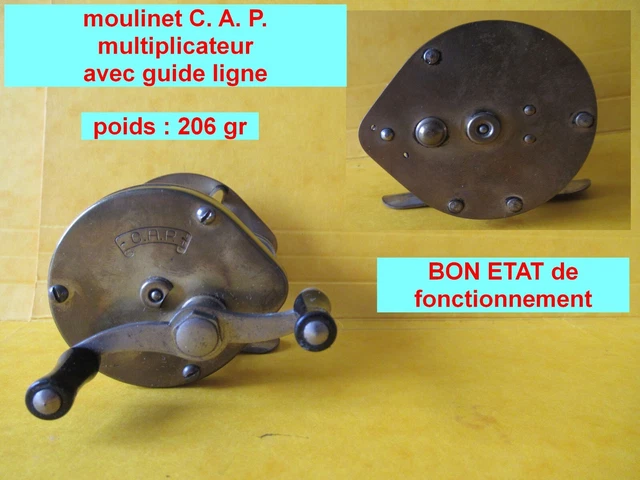 Moulinet De Pêche Ancien USA Three Brothers Regal 4 – 1923 – Multiplicateur Vintage