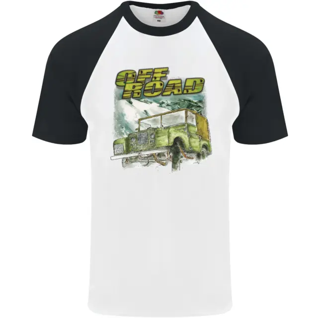 Off Road 4X4 Off Roading Four Wheel Drive Mens S/S Baseball T-Shirt