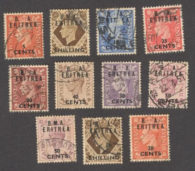 KGVI BMA Eritrea used selection