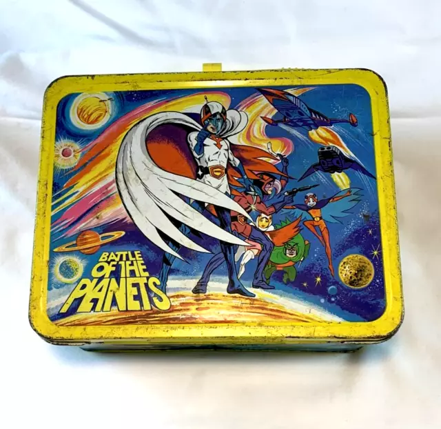 1979 Thermos Battle of the Planets Metal Lunch Box No Thermos 1979 Thermos Battle of the Planets Metal Lunch Box No Thermos