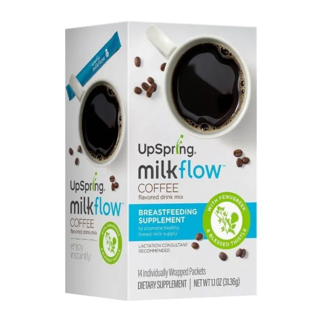 Upspring Milkflow Coffee Flavored Drink Mix Breastfeeding Supplement