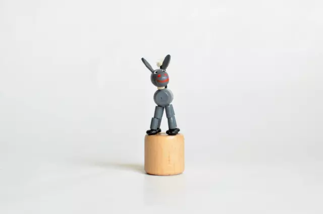 Holzspielzeug Wackelfigur Esel Höhe=8,5cm NEU Spielzeug Wackeln Wackeltier