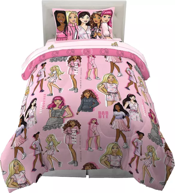 Barbie twin bed set hot sale