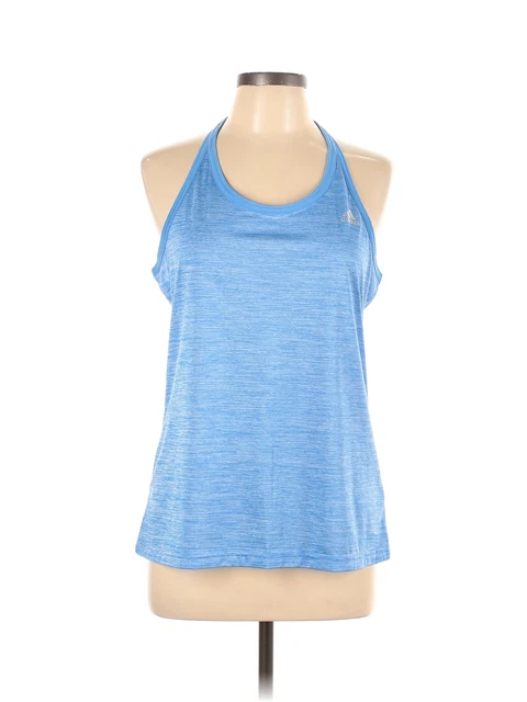 Adidas Women Blue Active Tank L