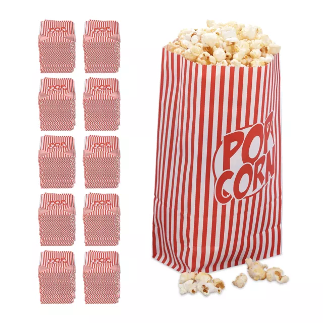 1440 x Popcorntüten Kinopopcorntüte Kinozubehör Popcornbecher Popcornverpackung