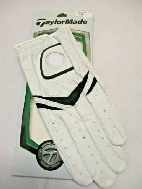 TaylorMade Stratus Custom LEFT HAND Leather Golf Glove + Metal Ball Marker