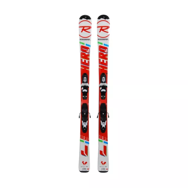 Gebrauchte Ski Junior Rossignol Hero Jr + Bindungen - Qualität B 140 cm