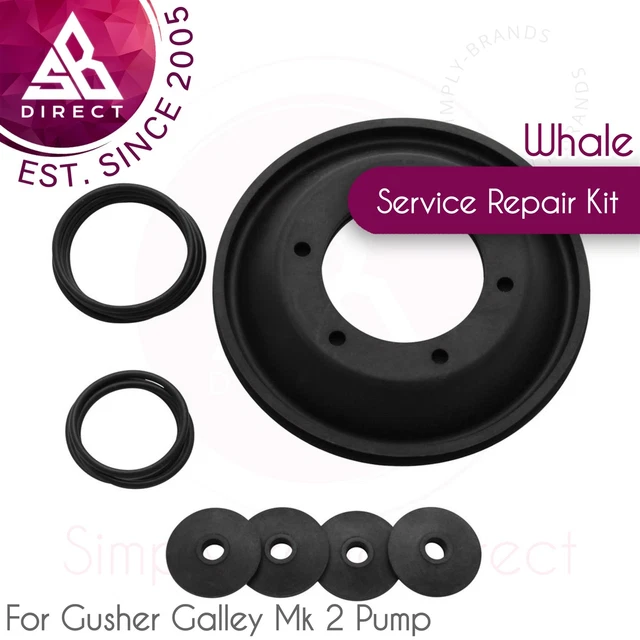 Whale AK0502 Service Réparation Kit │ Pour Gusher Galley Mk 2 Pompe